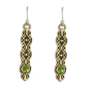 Flow Earrings with Gem