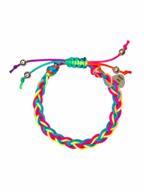Friendship Bracelet - Bright Neon Braided
