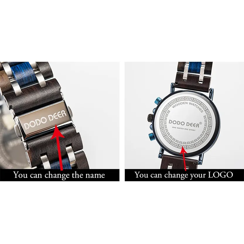 Funki Buys | Watches | Men's Wooden Quartz Wrist Stop Watch