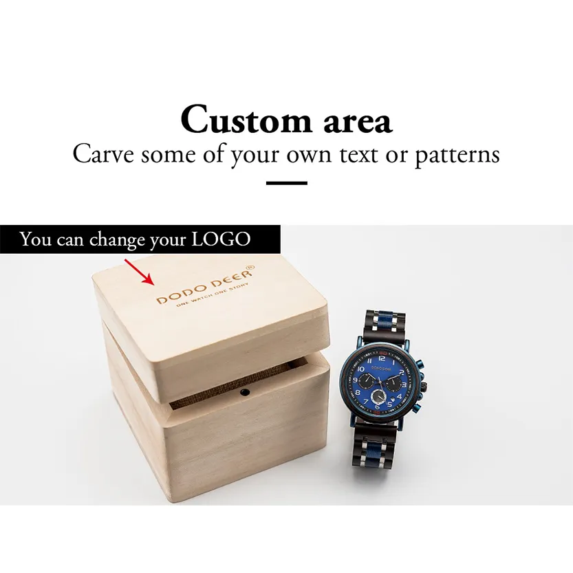 Funki Buys | Watches | Men's Wooden Quartz Wrist Stop Watch