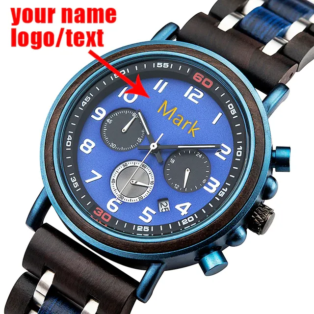 Funki Buys | Watches | Men's Wooden Quartz Wrist Stop Watch