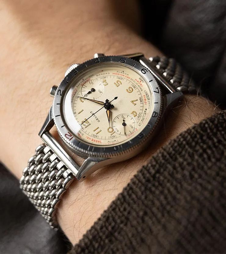 Gallet Flying Officer Chronograph 1940s