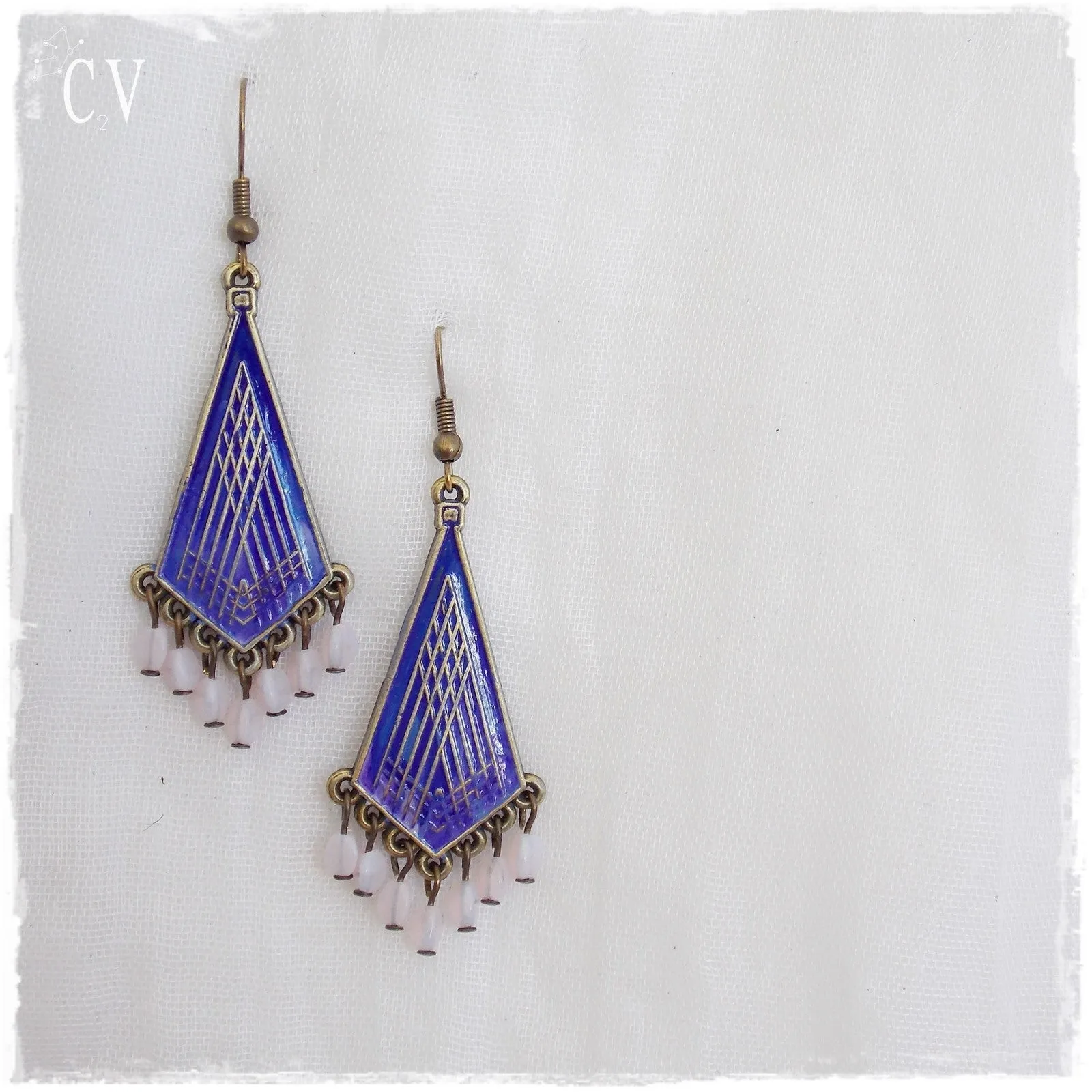 Geometric Chandelier Earrings