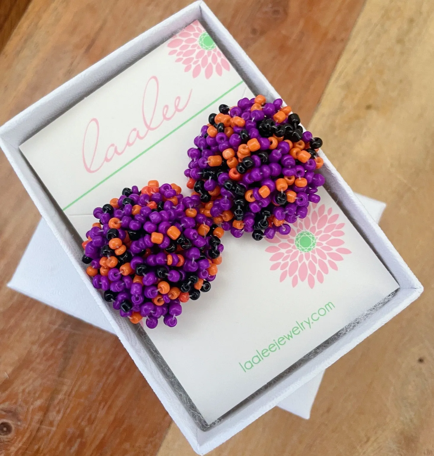 Halloween Beaded Earrings