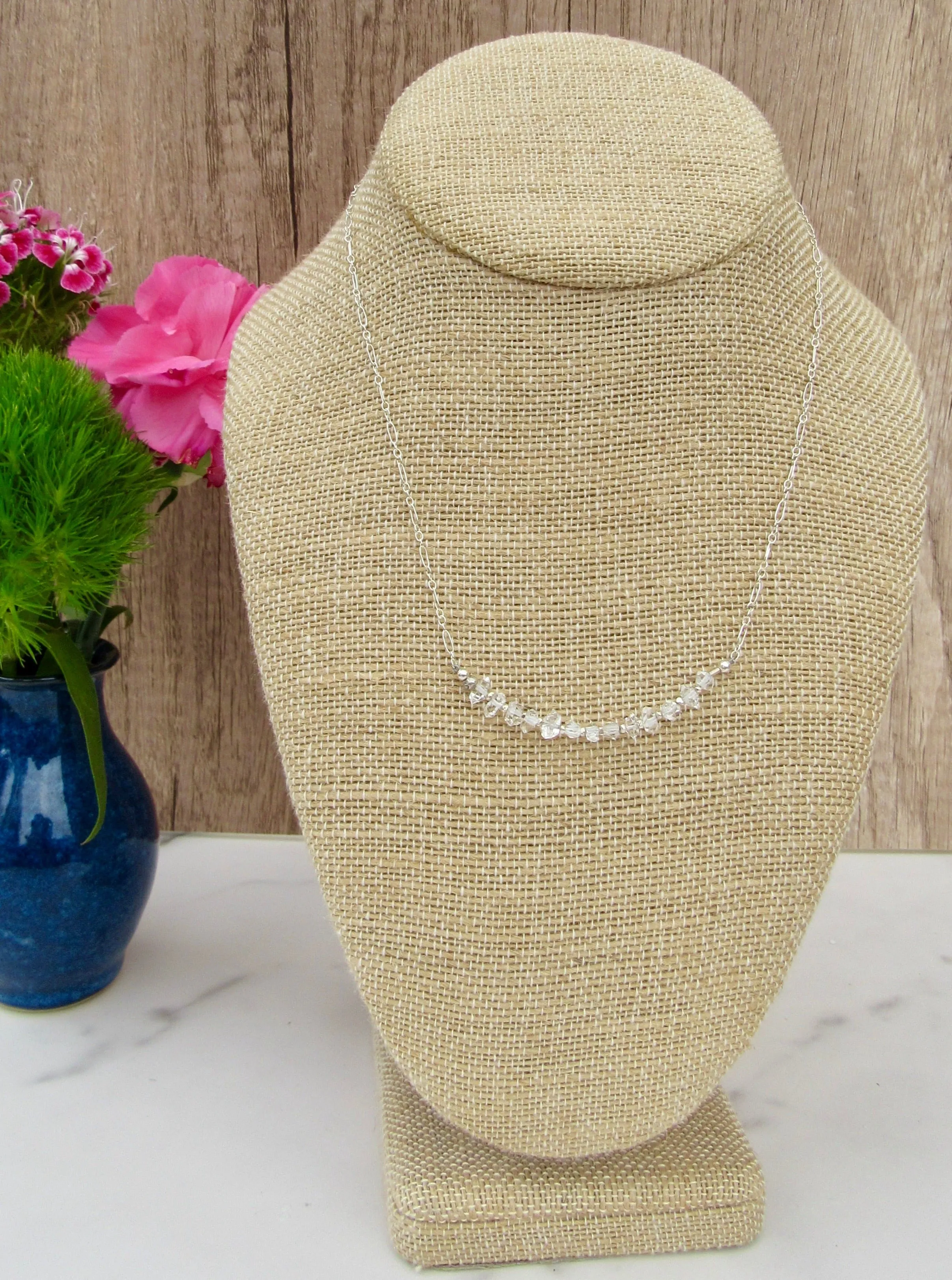 Herkimer Diamond Choker Necklace
