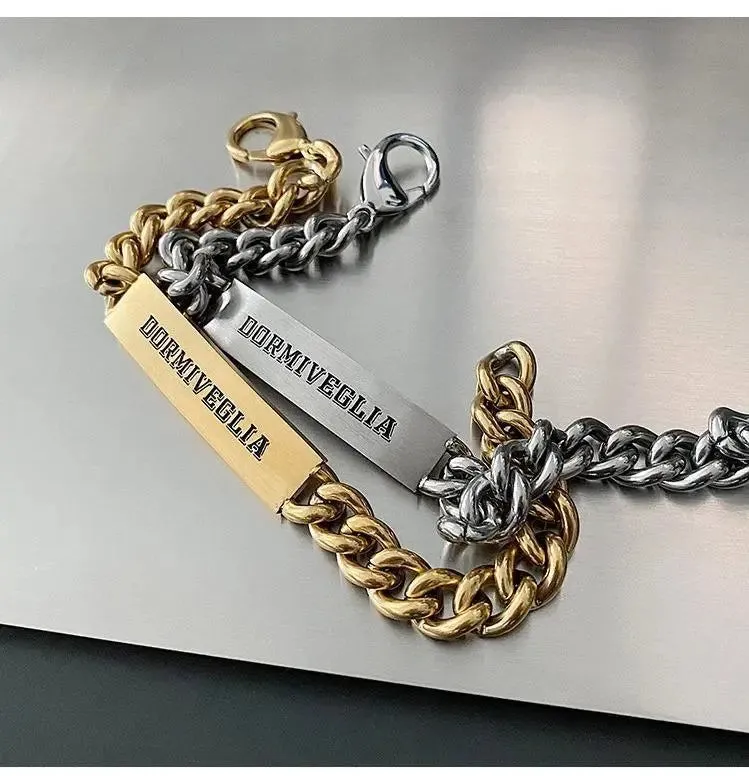 Hip-Hop Style Lettering Bracelet