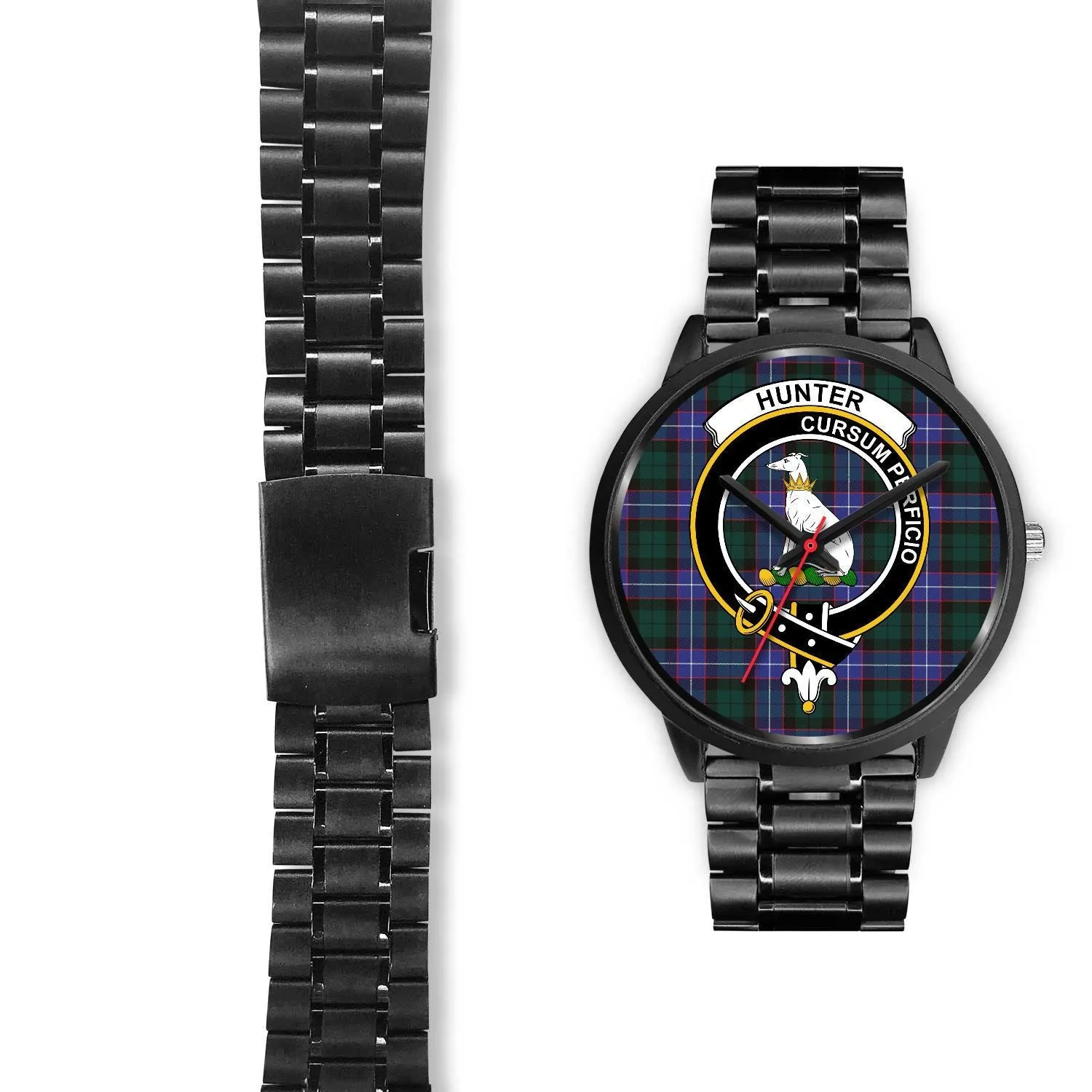 Hunter Modern Clan Badge Tartan Black Watch
