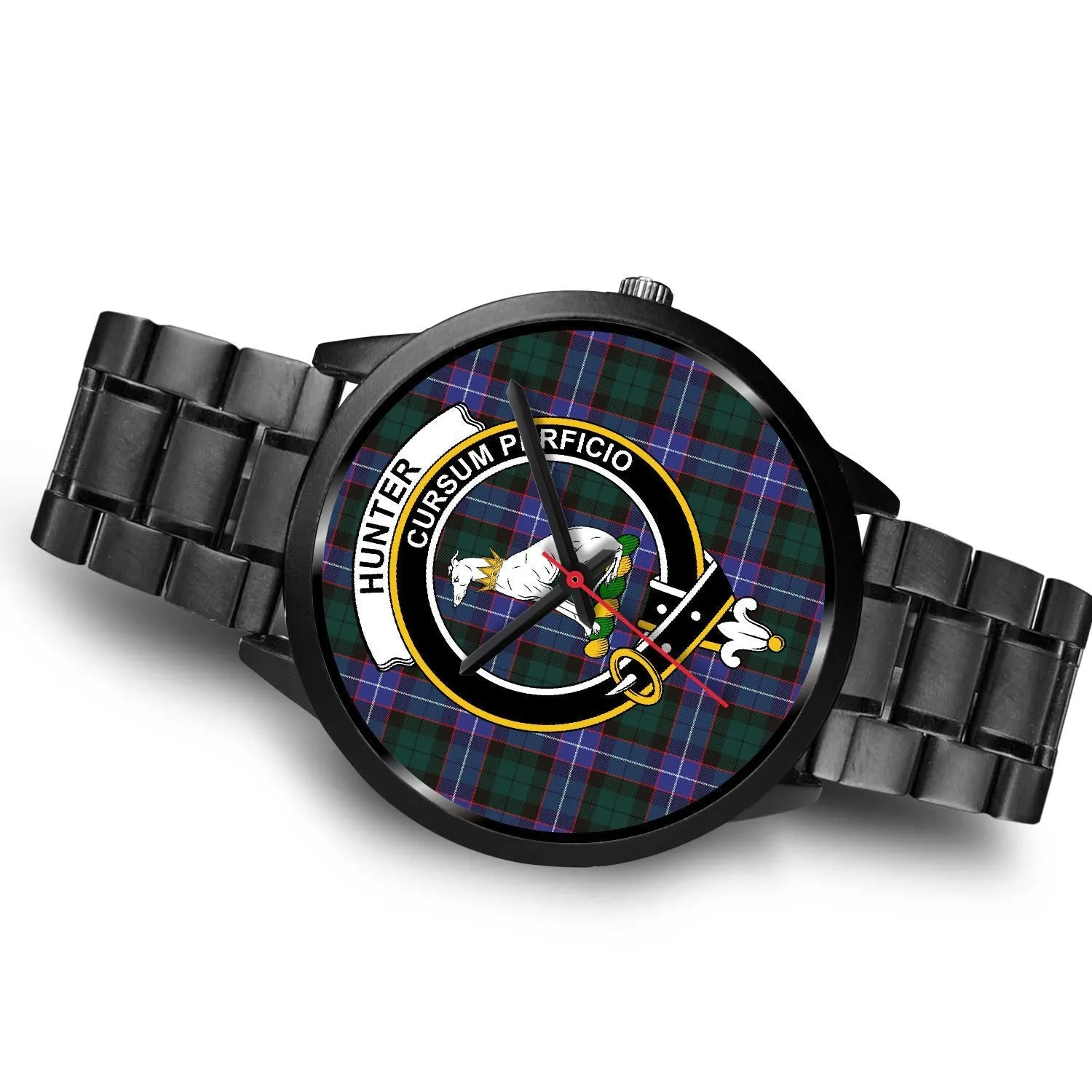 Hunter Modern Clan Badge Tartan Black Watch
