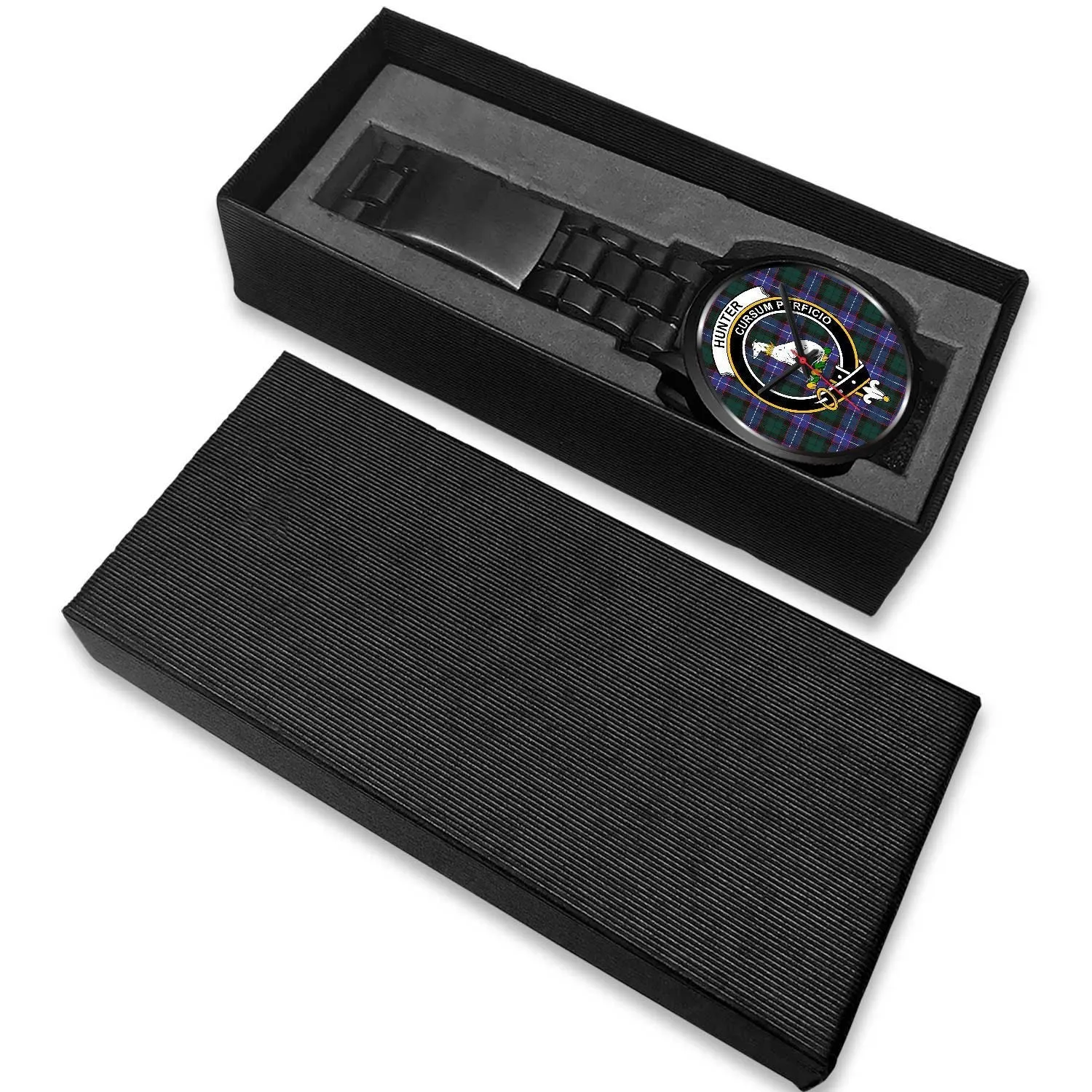 Hunter Modern Clan Badge Tartan Black Watch