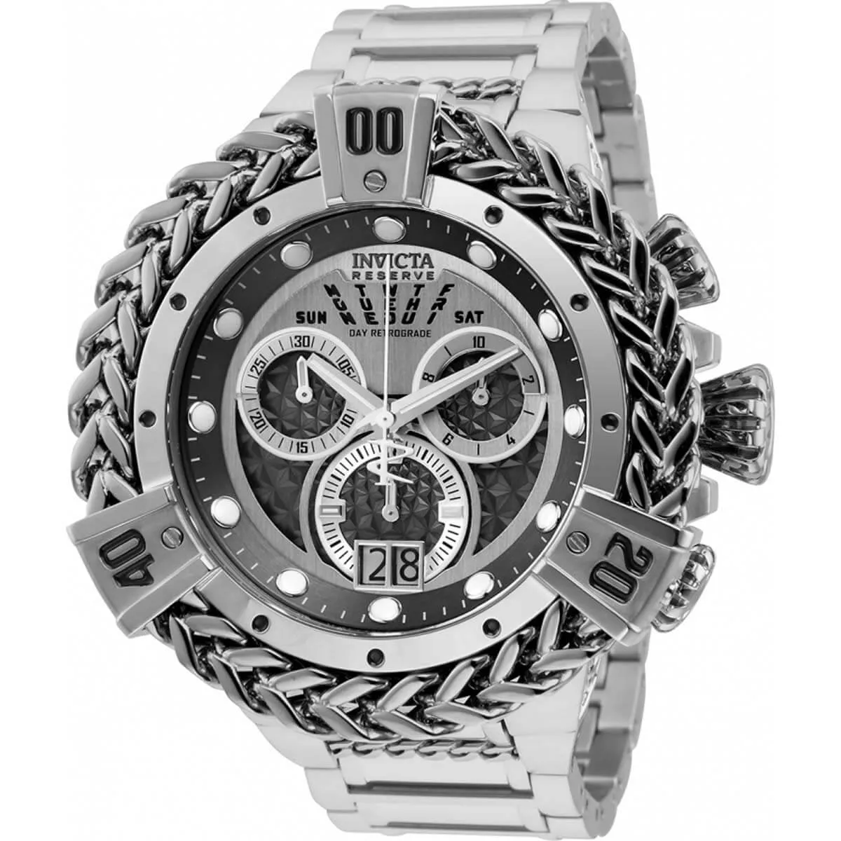 Invicta Men's Chrono Watch - Reserve Rotating Bezel Stainless Steel Bracelet | 31780