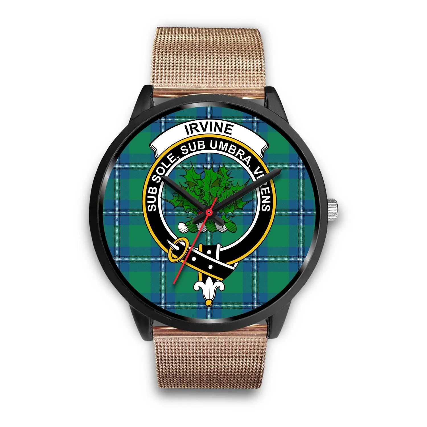 Irvine Ancient Clan Badge Tartan Black Watch