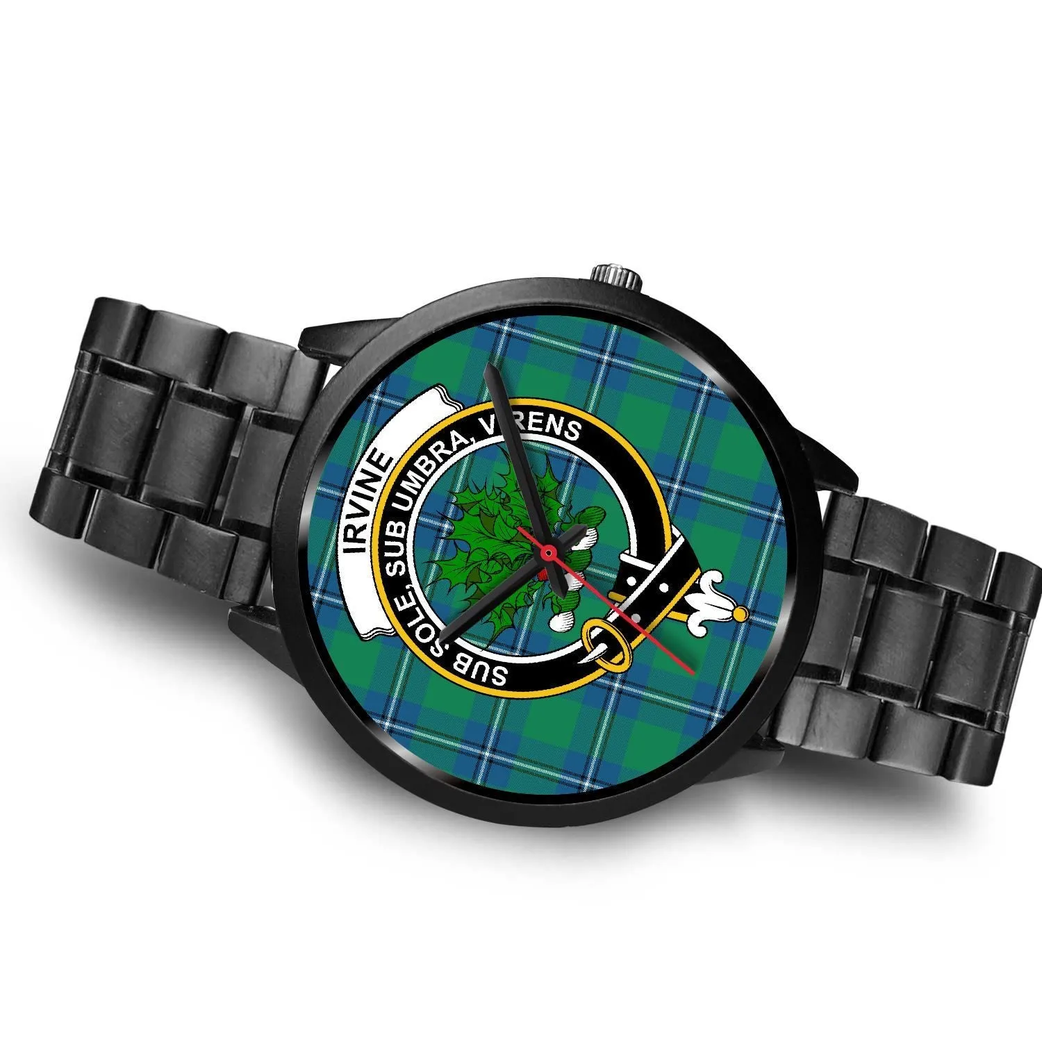 Irvine Ancient Clan Badge Tartan Black Watch
