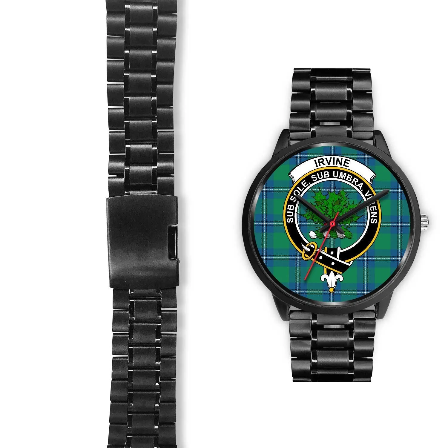Irvine Ancient Clan Badge Tartan Black Watch
