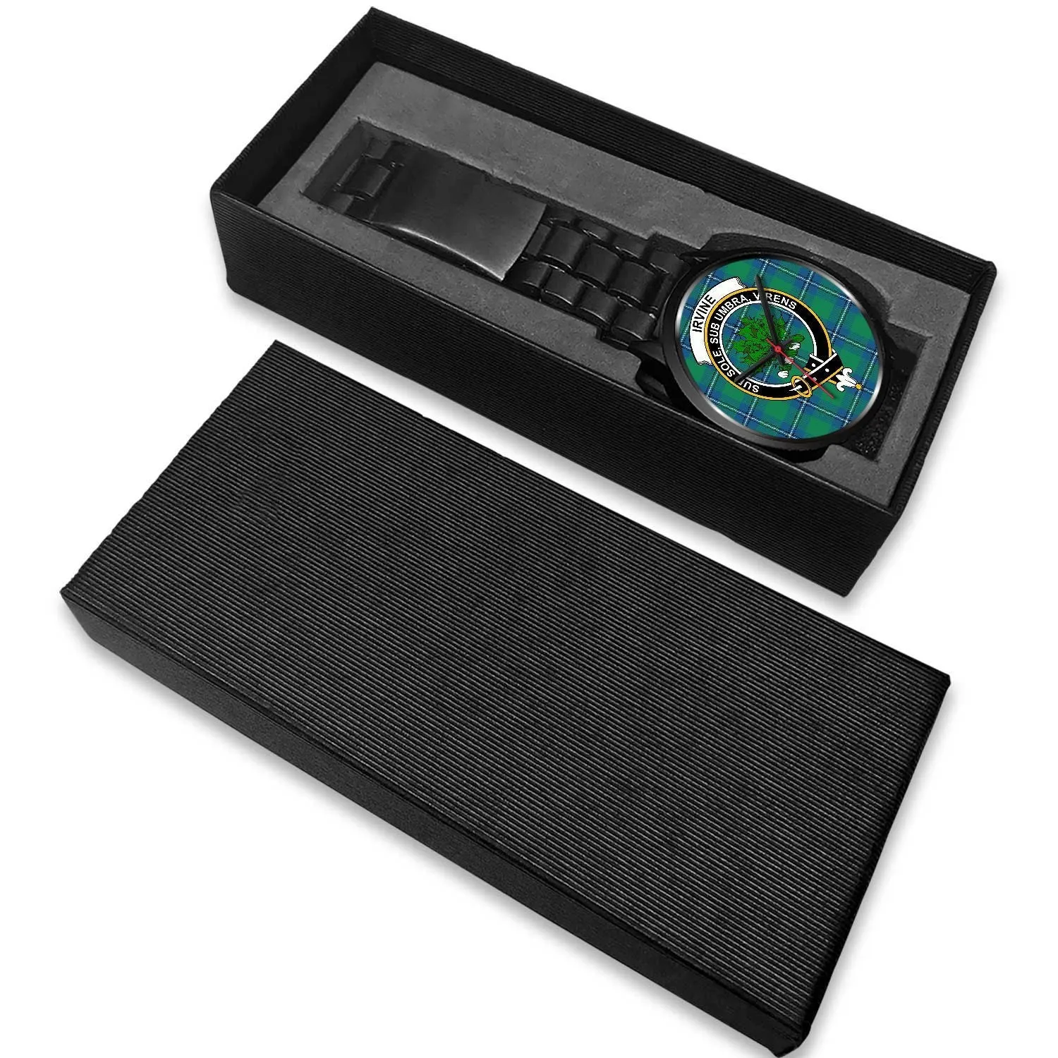 Irvine Ancient Clan Badge Tartan Black Watch