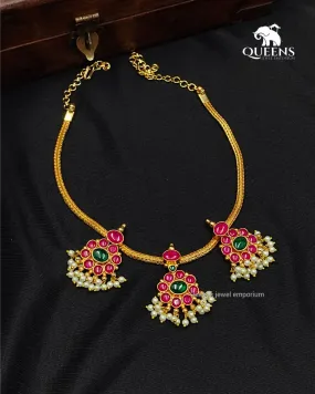 KAVIYAM PATHAKAM KEMP NECKLACE