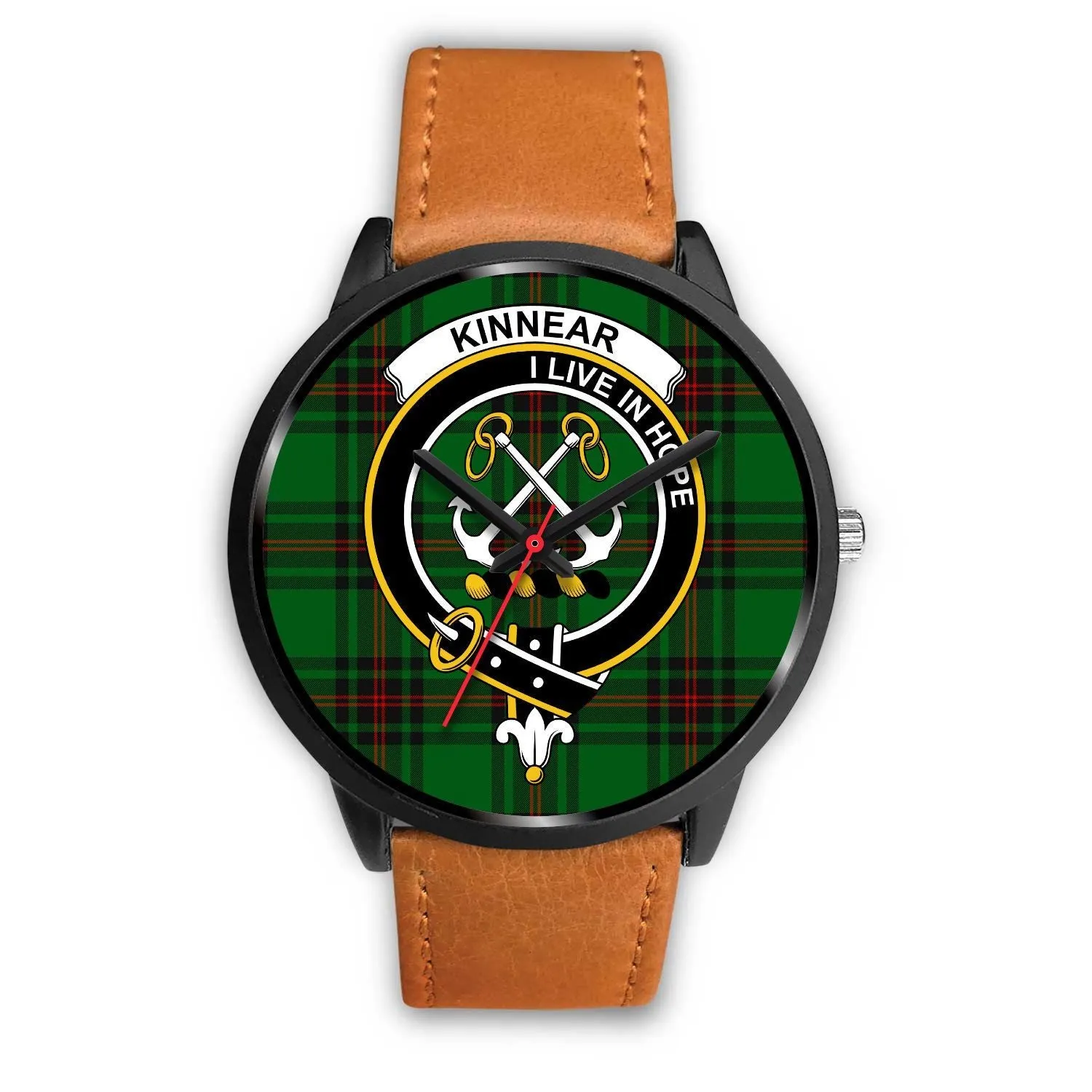 Kinnear Clan Badge Tartan Black Watch