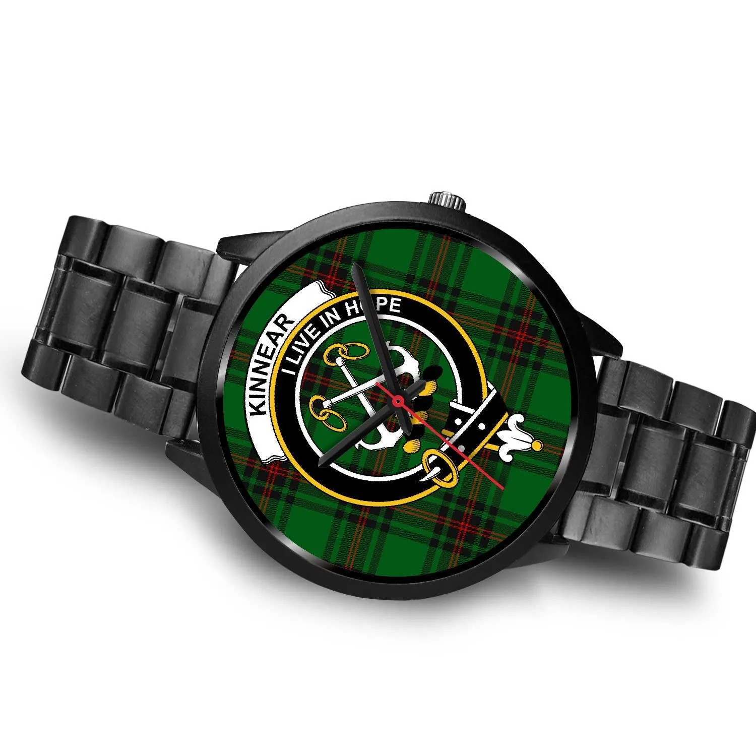Kinnear Clan Badge Tartan Black Watch