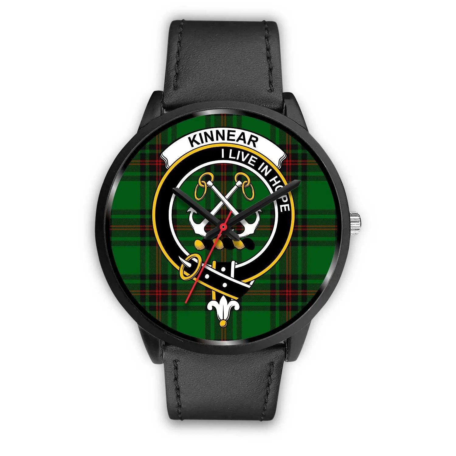 Kinnear Clan Badge Tartan Black Watch