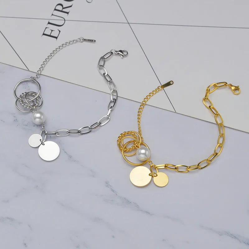 Korean Retro Titanium Steel Bracelet