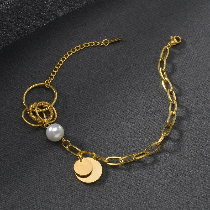 Korean Retro Titanium Steel Bracelet