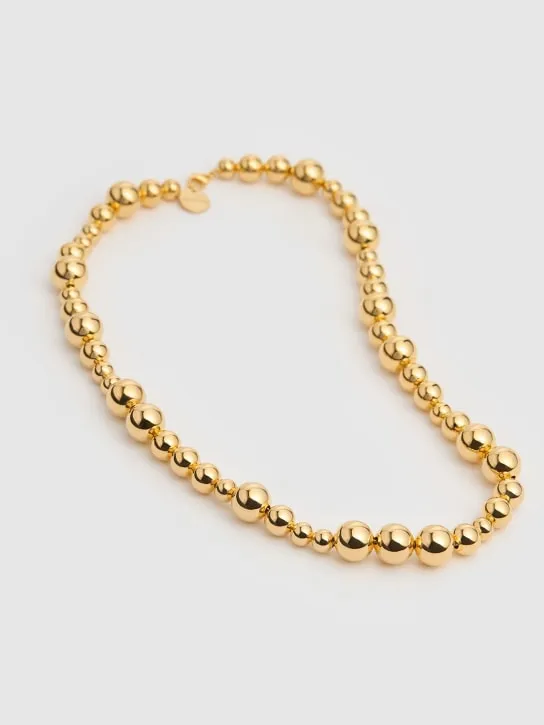 LIÉ STUDIO   Elly brass collar necklace 
