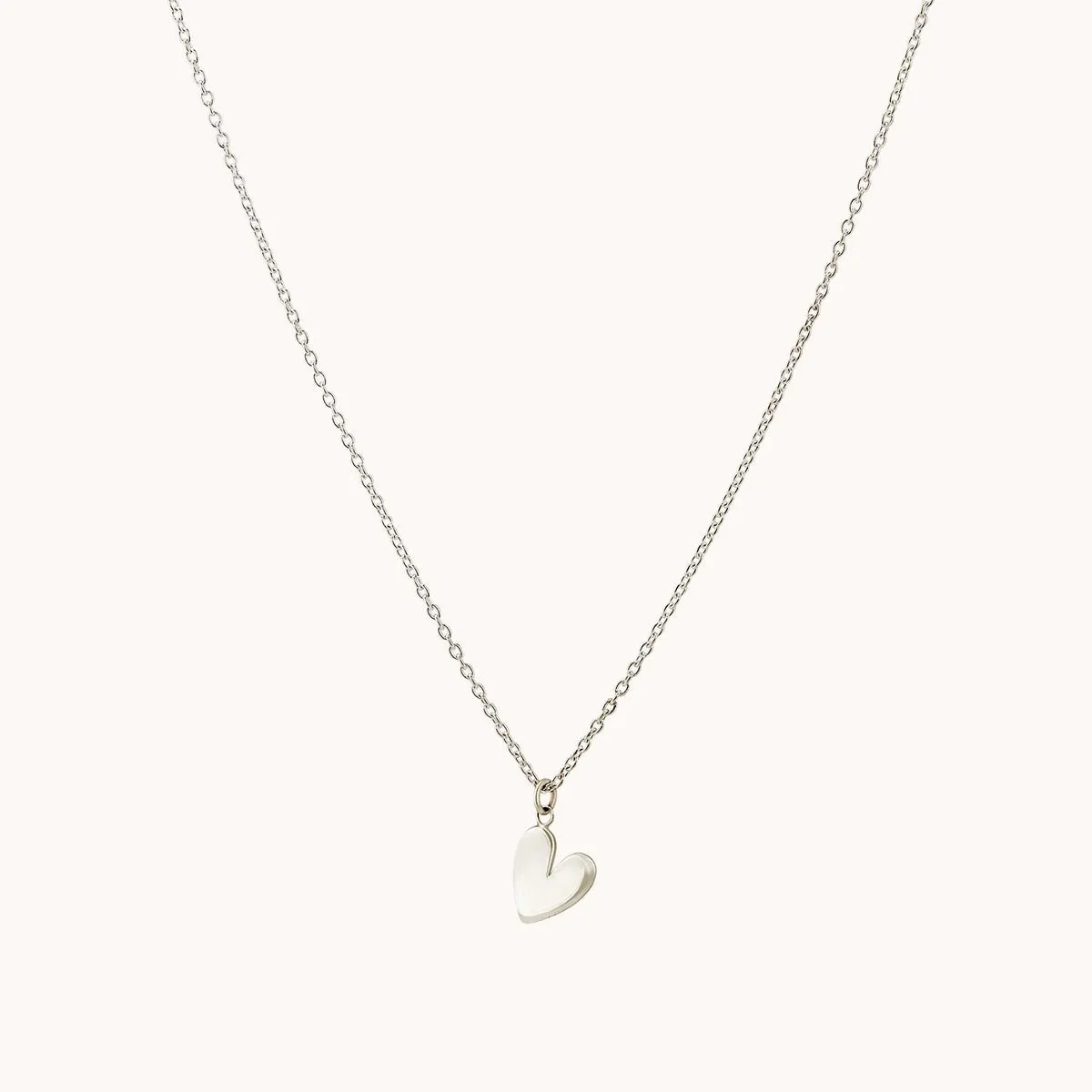 lovely necklace silver - sterling silver