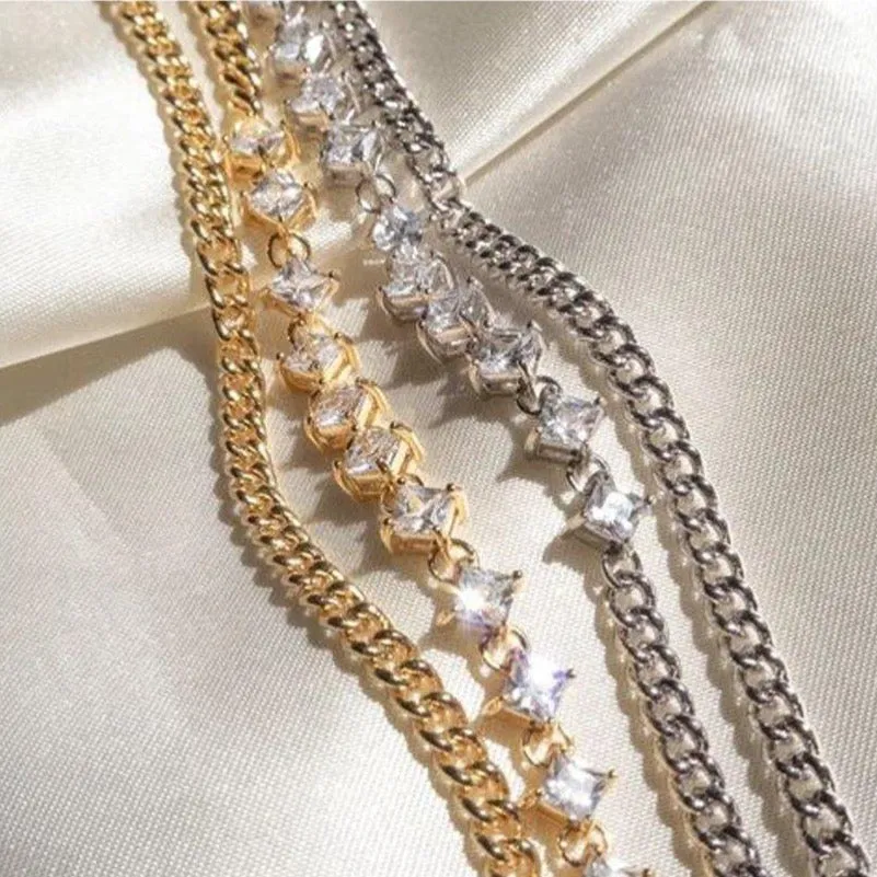 Luv Aj Ballier Curb Chain Necklace Gold