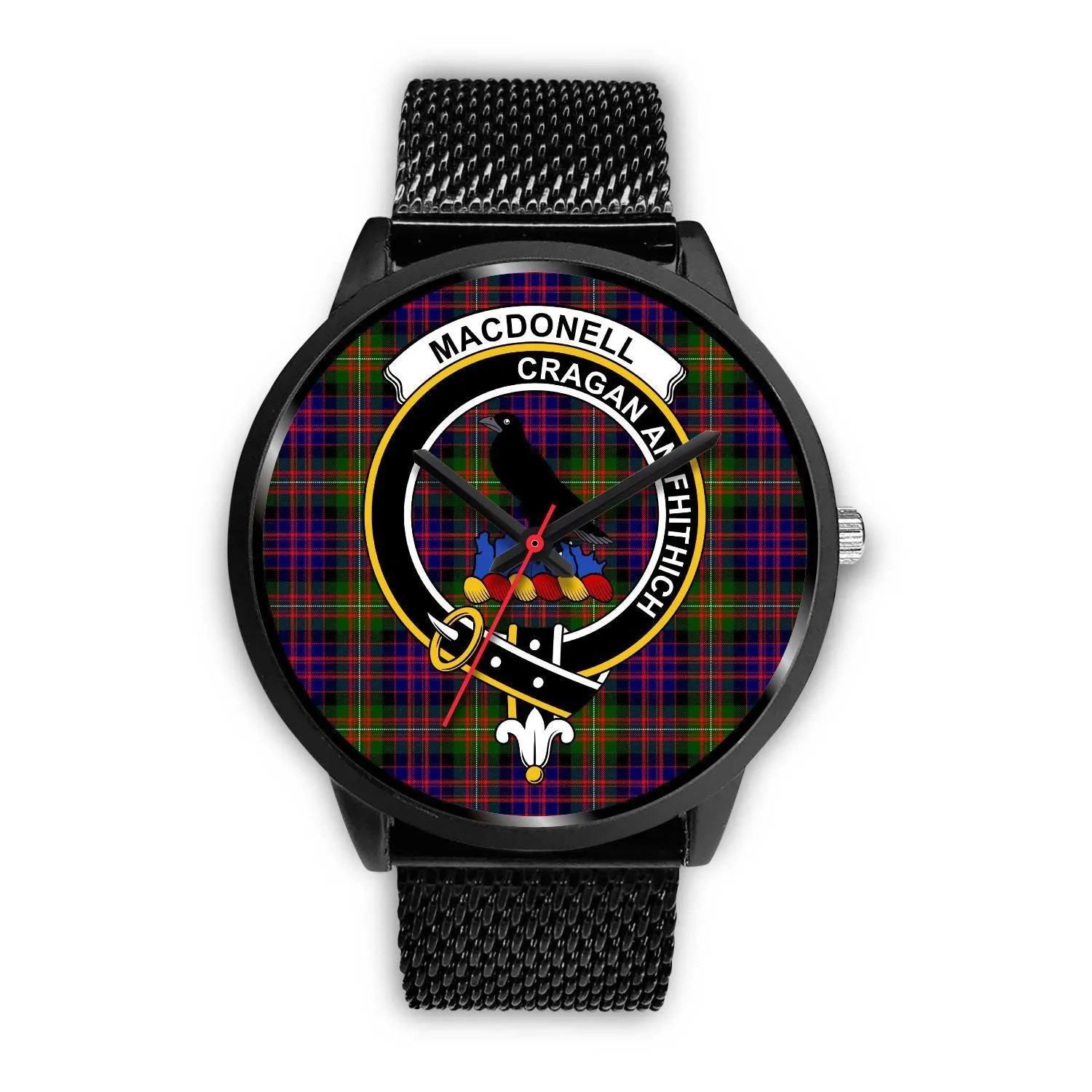 MacDonnell Clan Badge Tartan Black Watch