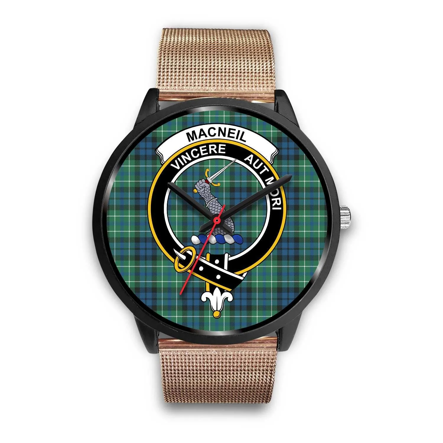 MacNeil of Colonsay Clan Badge Tartan Black Watch