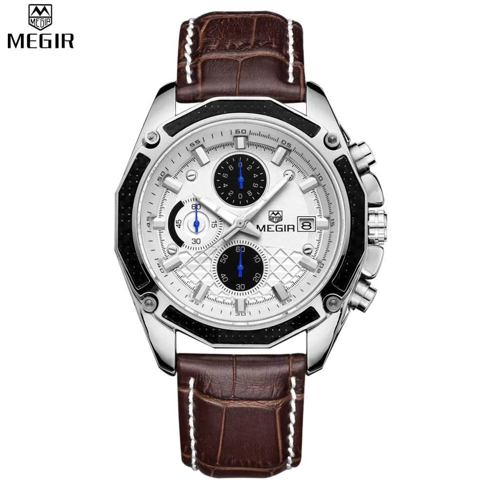 MEGIR Quartz Chronograph Watch