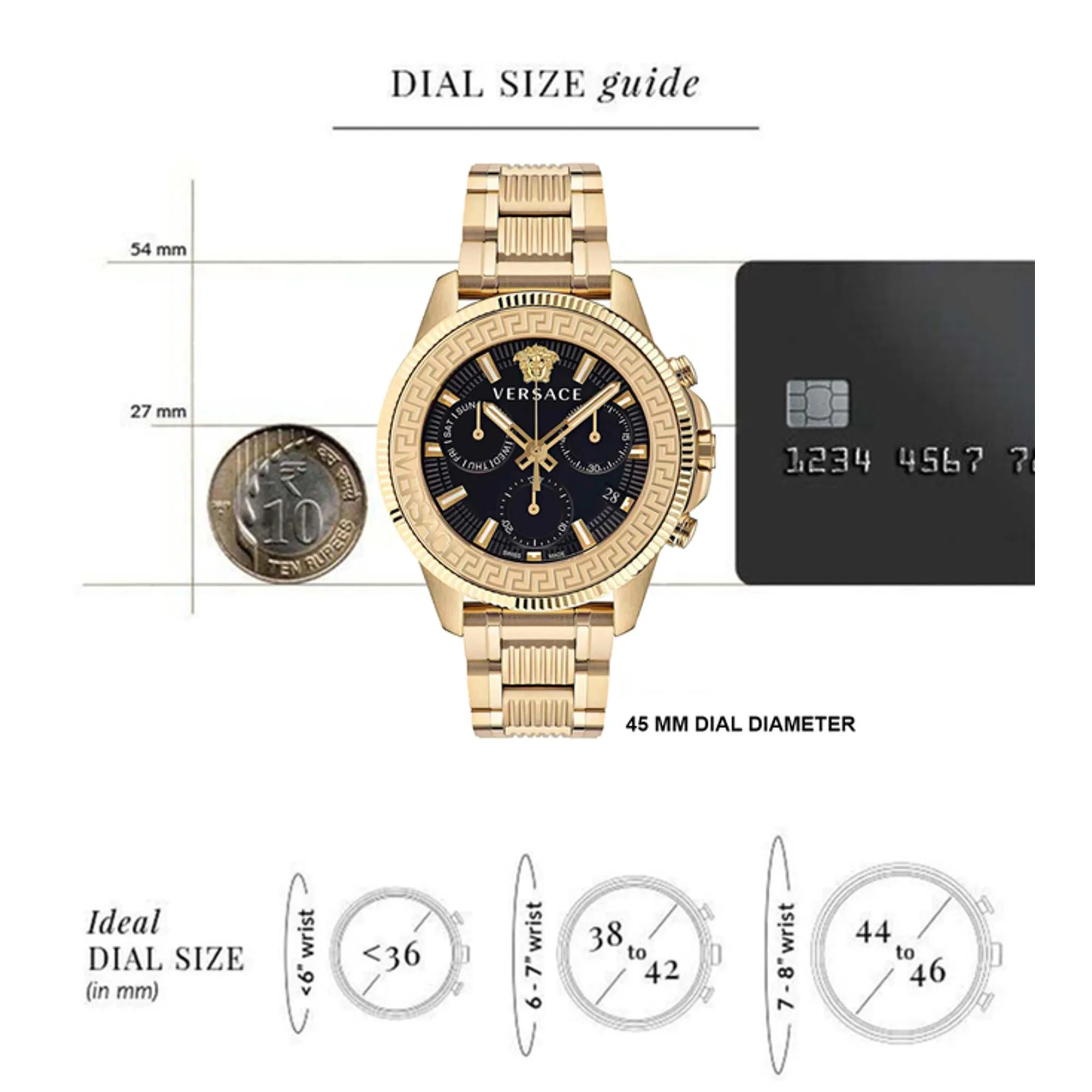 Men's Chronograph Stainless Steel Watch VE3J00622