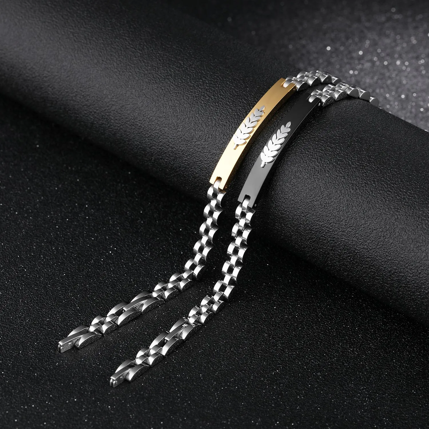 Men's Fashion Leaf Bracelet