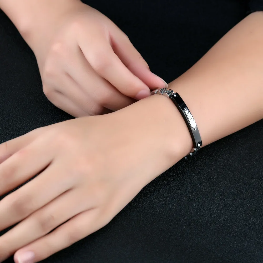 Men's Fashion Leaf Bracelet