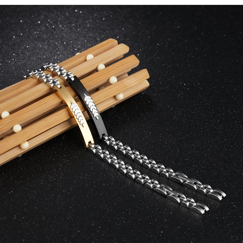 Men's Fashion Leaf Bracelet