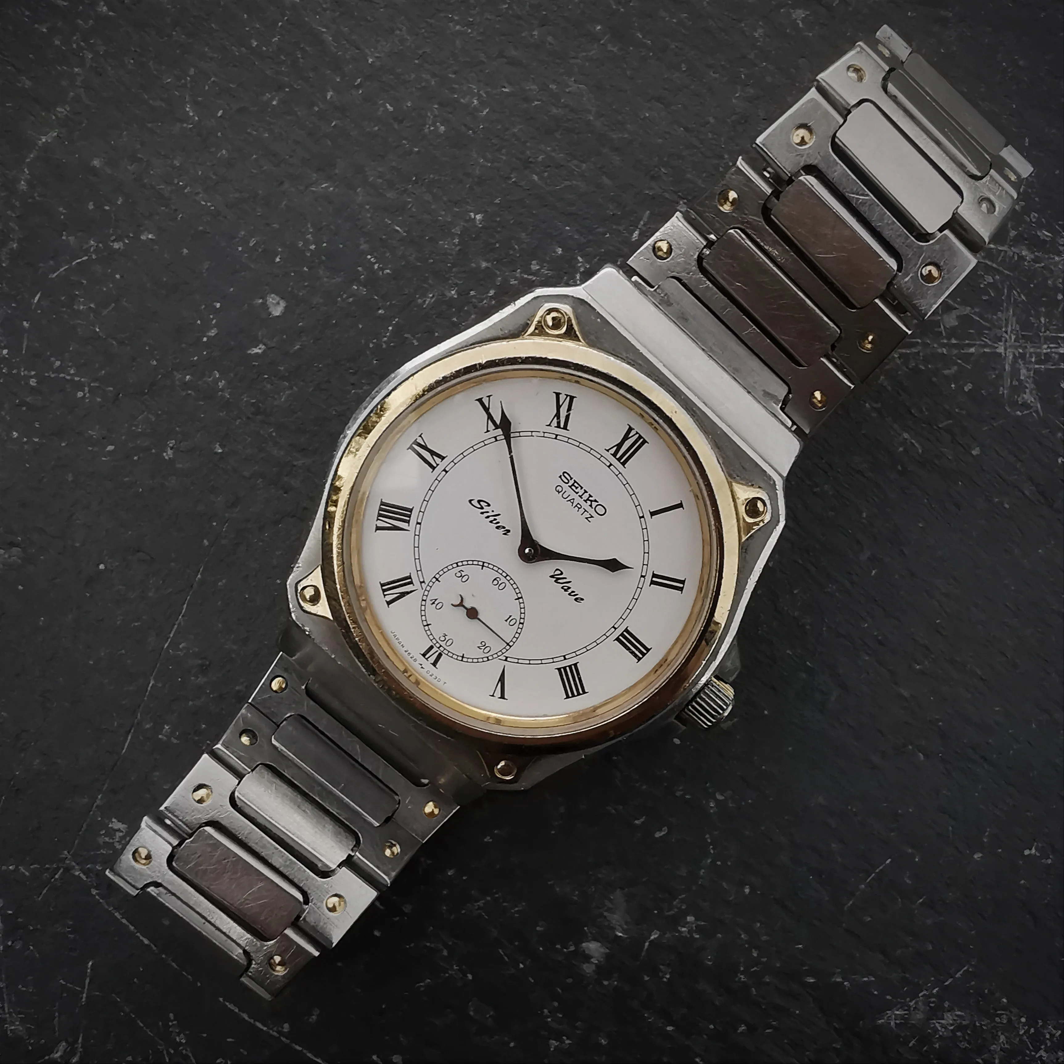 Men's Vintage Seiko Silver Wave 2628-0060