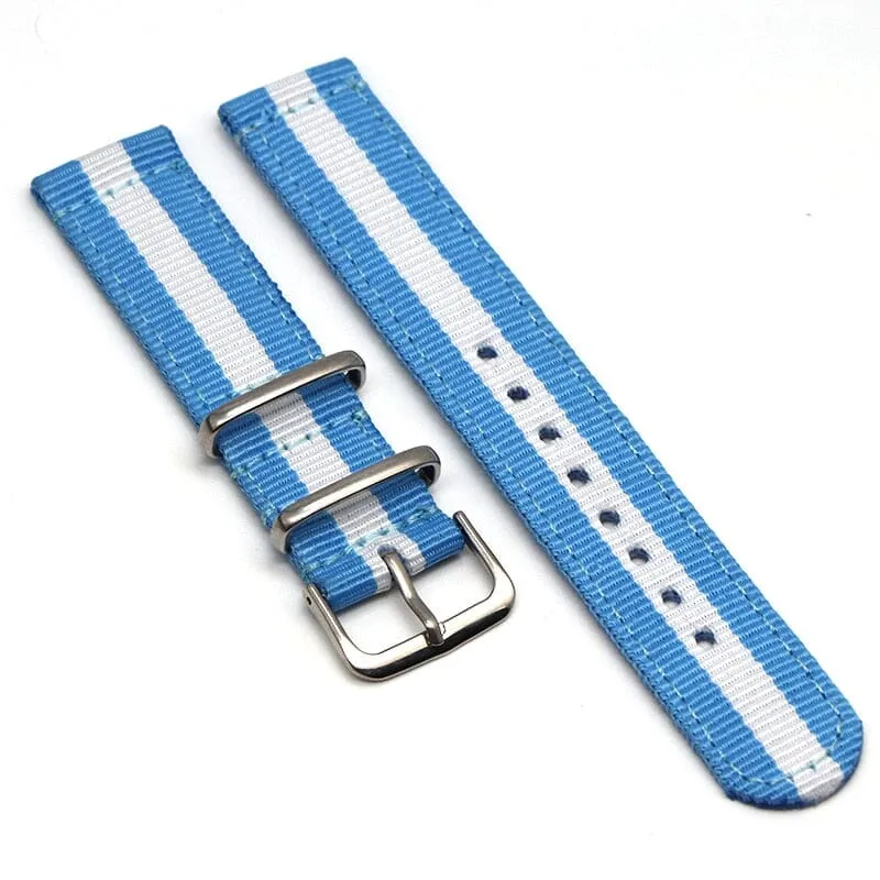 Nato Nylon Watch Straps Compatible with the Xiaomi Mi Watch & Mi Watch S1 Active