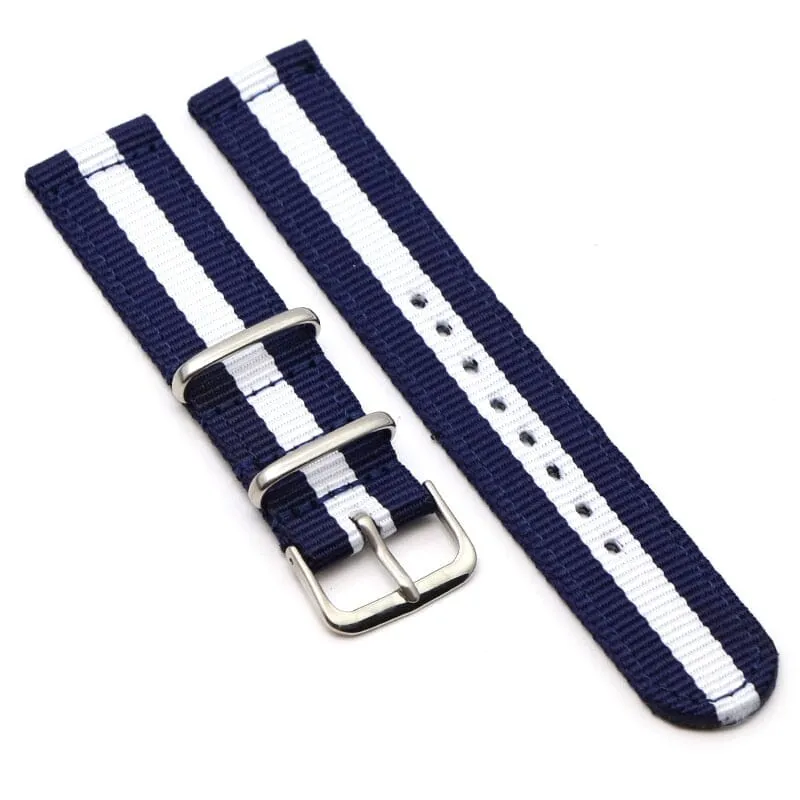 Nato Nylon Watch Straps Compatible with the Xiaomi Mi Watch & Mi Watch S1 Active