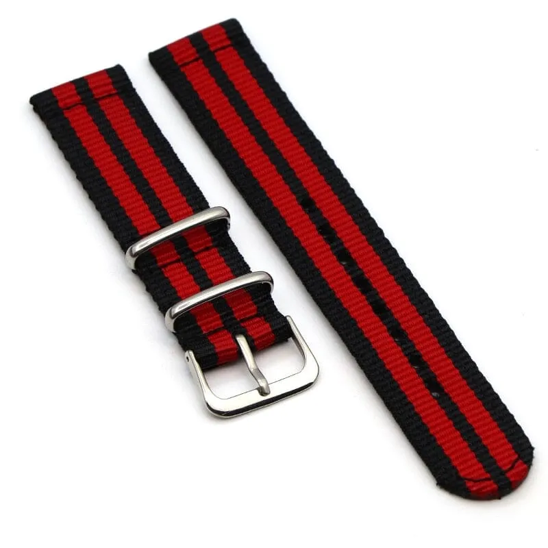 Nato Nylon Watch Straps Compatible with the Xiaomi Mi Watch & Mi Watch S1 Active
