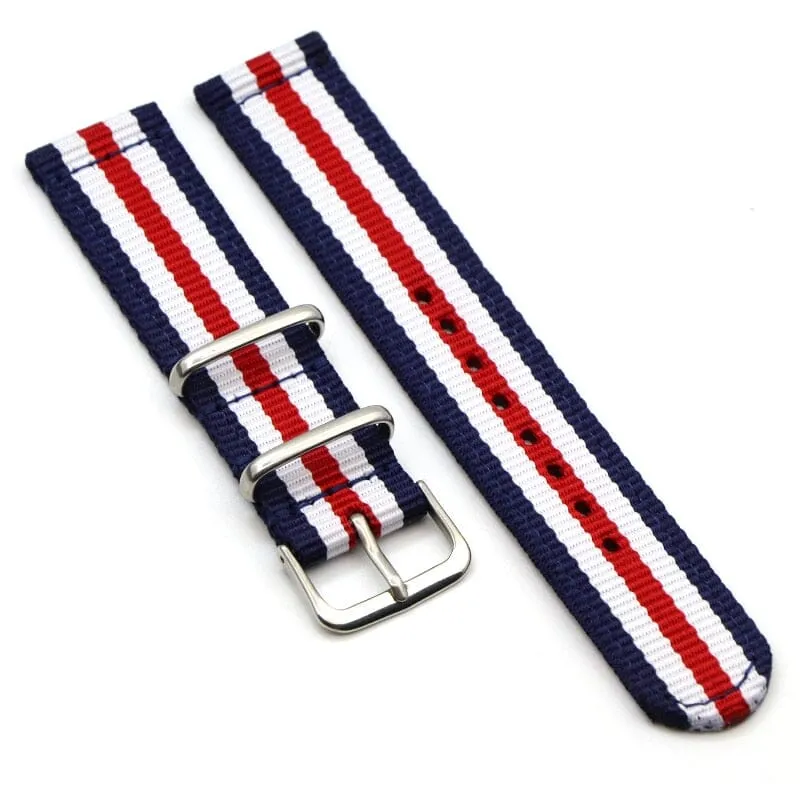 Nato Nylon Watch Straps Compatible with the Xiaomi Mi Watch & Mi Watch S1 Active