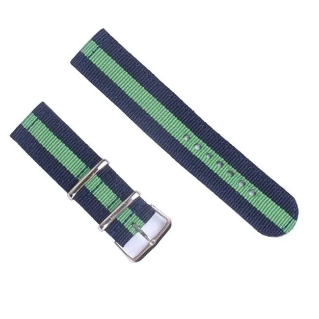 Nato Nylon Watch Straps Compatible with the Xiaomi Mi Watch & Mi Watch S1 Active