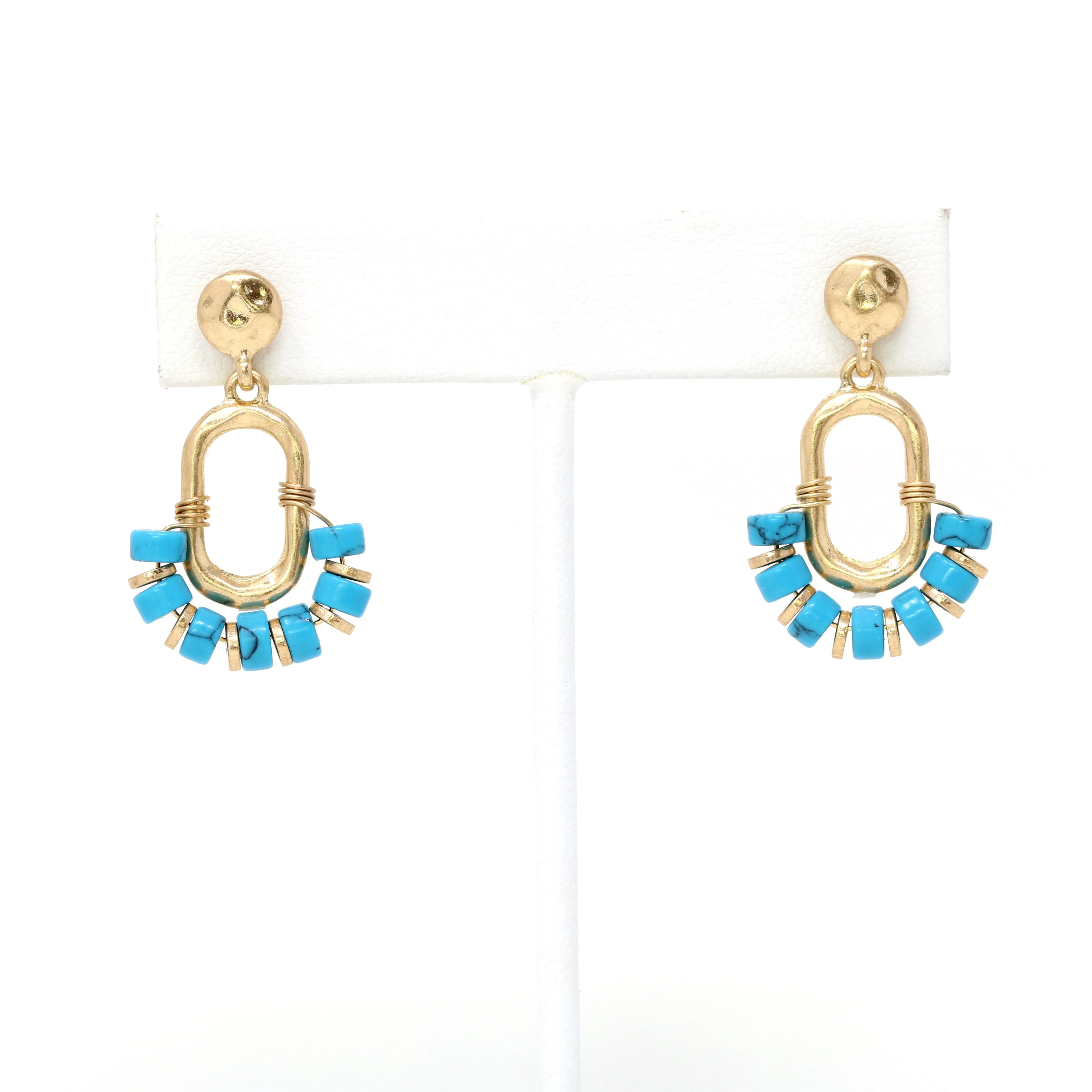 Natural Stone Earring
