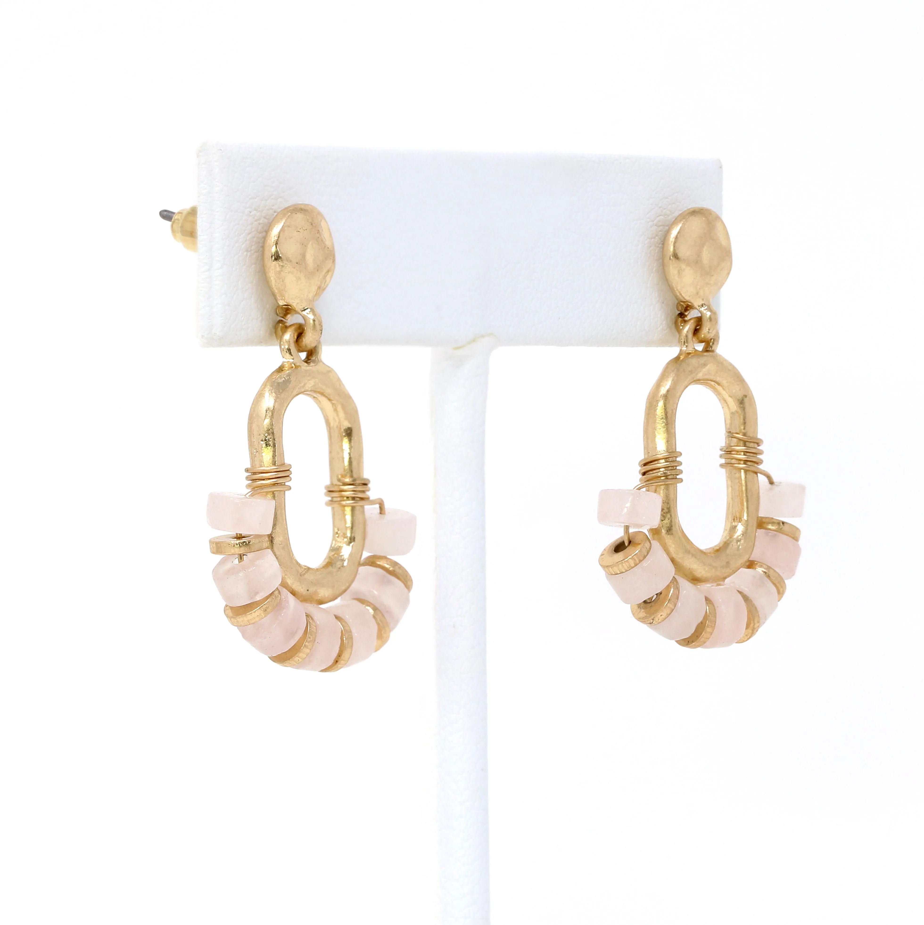 Natural Stone Earring