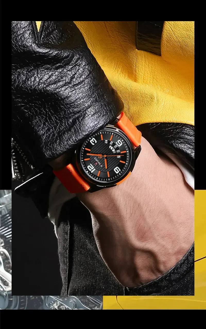 NAVIFORCE Creative TPU Strap Sports Wristwatch