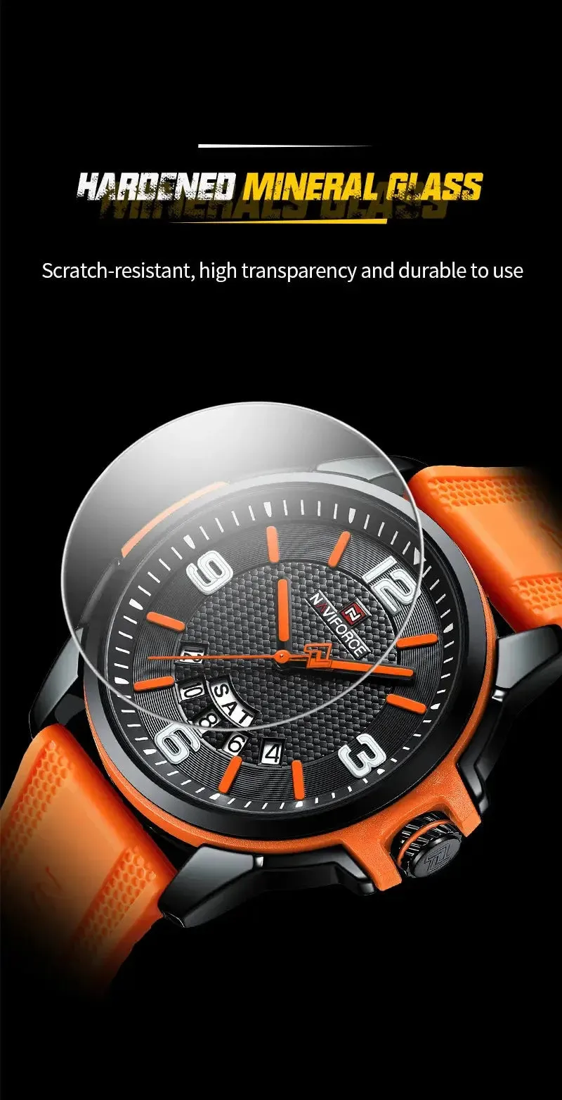 NAVIFORCE Creative TPU Strap Sports Wristwatch
