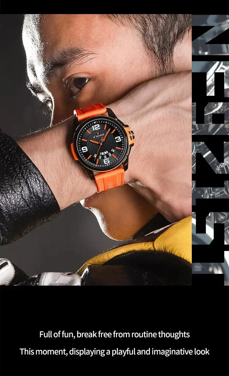 NAVIFORCE Creative TPU Strap Sports Wristwatch