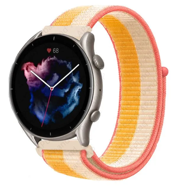 Nylon Sports Loop Watch Straps Compatible with the Olympic 22mm Range