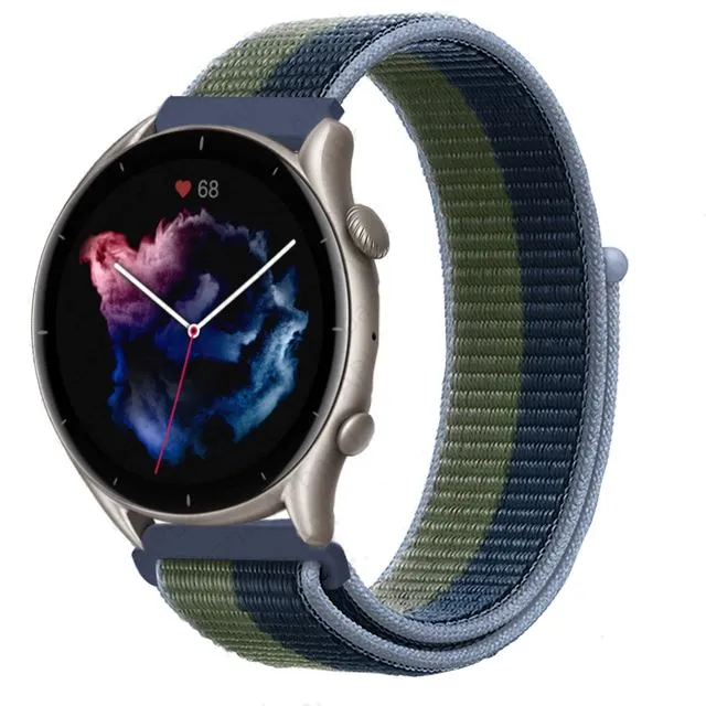 Nylon Sports Loop Watch Straps Compatible with the Olympic 22mm Range