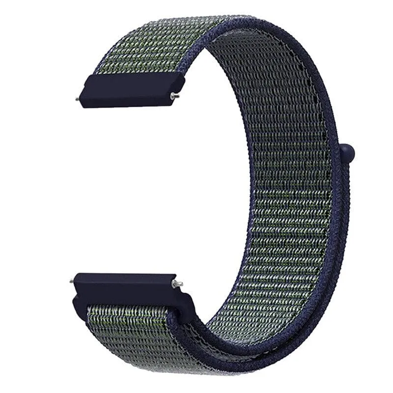 Nylon Sports Loop Watch Straps Compatible with the Olympic 22mm Range
