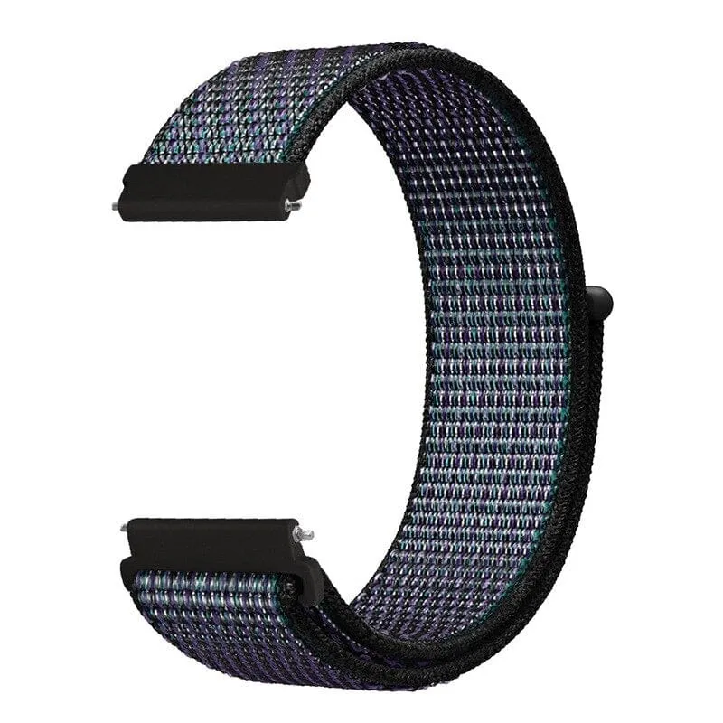 Nylon Sports Loop Watch Straps Compatible with the Olympic 22mm Range