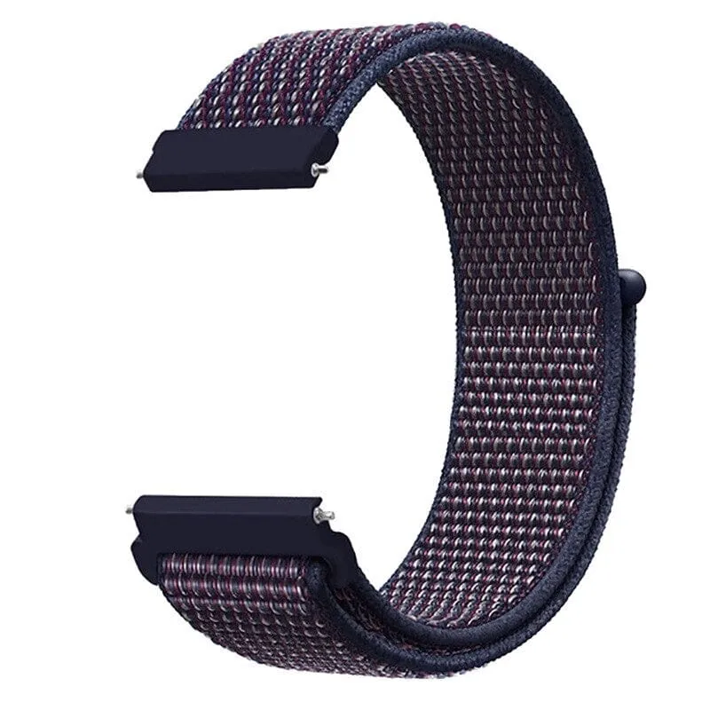 Nylon Sports Loop Watch Straps Compatible with the Olympic 22mm Range